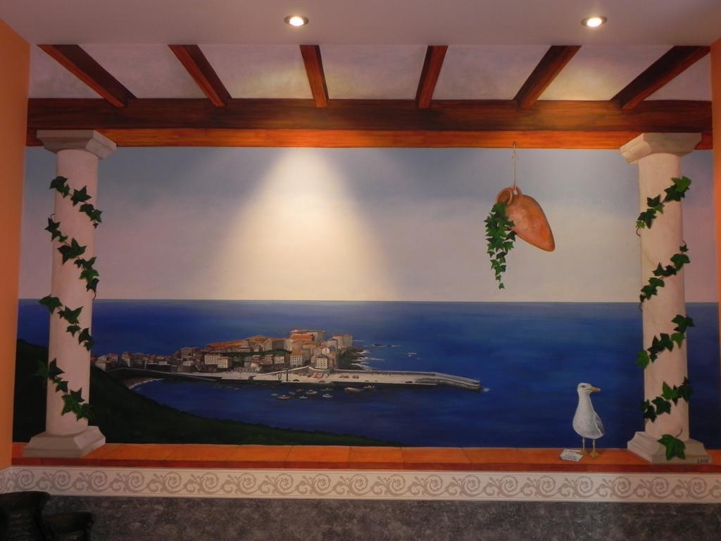 Hotel Restaurante Pizzeria Abc Laracha Kültér fotó